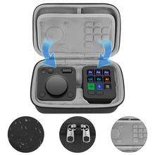 画像をギャラリービューアに読み込む, Geekria Creative Console キャリングケース、Logitech MX Creative Console 対応ハードシェル保護トラベルバッグ (ダークグレー)