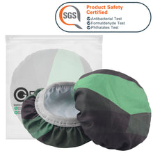 画像をギャラリービューアに読み込む, Geekria カバー 2 ペア 互換性 イヤーパッドカバー (SGS認証済) 劣化防止、防塵 ヘッドホン交換用 ストレッチニット 11-16CM ヘッドホン用 洗濯可 ( Size L / 緑)