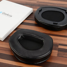 画像をギャラリービューアに読み込む, Geekria イヤーパッド Elite 互換性 パッド ゼンハイザー Sennheiser RS195, HDR195, RS185, HDR185, HDR175, RS175, HDR165, RS165 ヘッドホンに対応 パッド イヤー / イヤーカップ (ラムスキン / ブラック)