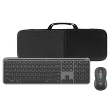 画像をギャラリービューアに読み込む, Geekria キーボードとマウスコンボキャリングケース、ロジクール Logicool MK955署名スリムワイヤレスキーボードとマウスコンボ、ロジクール Logicool K950ワイヤレスキーボード(ダークグレー)のためのハードシェル旅行交換ケース