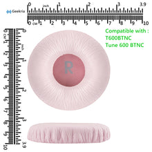 画像をギャラリービューアに読み込む, Geekria イヤーパッド Nova 互換性 パッドジェイビーエル JBL T600BTNC, Tune 600BTNC ヘッドホンに対応 パッド イヤー / イヤーカップ レザーレット (ピンク)