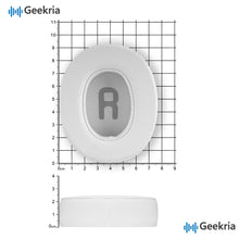 画像をギャラリービューアに読み込む, Geekria イヤーパッド QuickFit 互換性 パッド ジェイビーエル Tune 700BT/ 750BTNC/ 710BT/ 720BT/ 760NC/ 770NC Wireless Over-Ear ヘッドホンに対応 パッド イヤー / イヤーカップ プロテインレザー (白い)