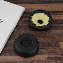 画像をギャラリービューアに読み込む, Geekria イヤーパッド QuickFit 互換性 パッド ジャブラ Jabra Evolve 75 UC, 75, 75+, 75 MS ヘッドホンに対応 パッド イヤー / イヤーカップ(プロテインレザー / 黒)