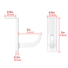 画像をギャラリービューアに読み込む, ヘッドホンハンガー ディスプレイ モニター用ステッカーフック(ホワイト)