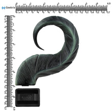 画像をギャラリービューアに読み込む, Geekria 3Dプリント ヘッドホン用 悪魔の角 デーモンホーン 手作り デビルホーン ヘッドバンド 調節可能 ヘッドホン アクセサリー コスプレコスチューム 耳アタッチメント ハロウィーン 仮装パーティーに適用 (イリダン ストームレイジ)