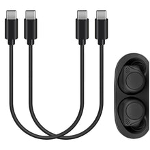 画像をギャラリービューアに読み込む, Geekria 充電ケーブル 互換性 Type-C 充電コード USB-C to USB-C ジャブラ Jabra Elite 10 Gen 2, Elite 10, Elite 85t, Elite 8 Active に対応 (黒/30cm 2パック)