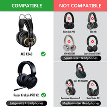 画像をギャラリービューアに読み込む, Geekria カバー 200個入(100ペア) ヘッドホンカバー 不織布 使い捨て イヤーパッドカバー ストレッチニット 大型オーバーイヤー ヘッドホン用 劣化防止、防塵 (大 / ブルー)