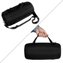 画像をギャラリービューアに読み込む, Geekria スピーカー保護ケース ジェイビーエルJBL Xtreme 3 に対応ケースカバー 交換用ハードシェルスピーカー収納バッグ ポータブルスピーカー保護キャリングケース 充電ケーブル収納ポケット付き (黒)