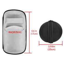 画像をギャラリービューアに読み込む, Geekria ハードシェル スピーカー ケース カバー Ultimate Ears wonderboom 3、2 Bluetooth スピーカー ケース、交換用スピーカー トラベル キャリー バッグ キーチェーン フック ストラップ付き (ブラック)