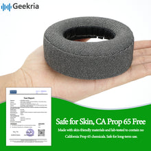 画像をギャラリービューアに読み込む, Geekria イヤーパッド Comfort 互換性 パッド ソニー S0NY Play/Station 5 PULSE 3D, PS5 PULSE 3D Wireless ヘッドホンに対応 パッド イヤー / イヤーカップ (リネン / グレー)