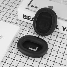 画像をギャラリービューアに読み込む, Geekria イヤーパッド QuickFit 互換性 パッド エムパウ Mpow H12 ANC, H10, RCA H033C ヘッドホンに対応 パッド イヤー / イヤーカップ (プロテインレザー / 黒)