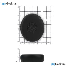 画像をギャラリービューアに読み込む, Geekria イヤーパッド 互換性 パッド ジャブラ Jabra Engage 50 II/ Engage 40 Wired (Do Not Fit Engage 50 Model) ヘッドホンに対応 パッド イヤー / イヤーカップ プロテインレザー (黒)