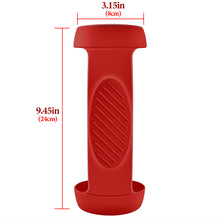 画像をギャラリービューアに読み込む, Geekria シリコーン スピーカーケース カバー 互換性カバー JBL Charge 5 に 対応 保護用の防水ソフトスキン、Bluetoothスピーカーケース、キーホルダーフック付き (Black)