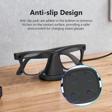画像をギャラリービューアに読み込む, Geekria 充電スタンド ベース、Ray-Ban Meta (Gen 1 & 2) 、Wayfarer、Headliner、Skyler、Oakley Meta HSTN と互換性あり、ポータブル スマート グラス充電ベース (ブラック)