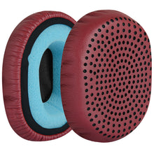 画像をギャラリービューアに読み込む, Geekria イヤーパッド QuickFit 互換性 パッド スカルキャンディ Skullcandy Riff Wireless ヘッドホンに対応 パッド イヤー / イヤーカップ ( プロテインレザー / 真紅)