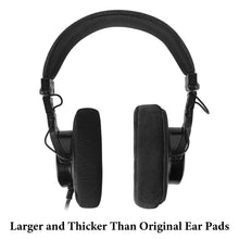 画像をギャラリービューアに読み込む, Geekriaイヤーパッド Comfort PRO 特厚 互換性 パッド ソニー Sony MDR-7506, MDR-V6, MDR-V7, MDR-CD700, MDR-CD900ST ヘッドホンに対応 パッド イヤー / イヤーカップ (ベロア / ブラック)