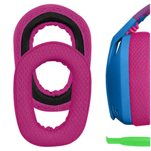 画像をギャラリービューアに読み込む, Geekria イヤーパッド Comfort 互換性 パッド Logitech G435 G335 ヘッドホンに対応 パッド イヤー / イヤーカップ (メッシュファブリック / 赤)