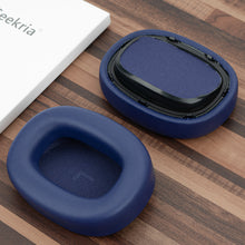 画像をギャラリービューアに読み込む, Geekria イヤーパッド 互換性 パッド グアンドオルフセンBowers & Wilkins PX7 S3ヘッドホンに対応 パッド イヤー / イヤーカップ プロテインレザー (インディゴブルー)