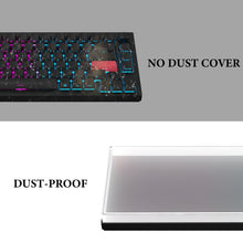 画像をギャラリービューアに読み込む, Geekria 75% ノブ キーボード ダスト カバー 透明アクリル キーパッド カバー 84 キー コンピューター キーボード用 Keychron Q1 HE、Q1 Max、Q1 Pro、Keychron V1、V1 Max、AULA F75 Pro、F75 (フロスト) に対応