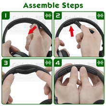 画像をギャラリービューアに読み込む, Geekria ヘッドバンド 互換性 ヘッドホンヘッドバンド プロテインレザー パッド アーカーゲー AKG K450, K451, Q460 対応 交換用 (ブラック)