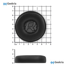 画像をギャラリービューアに読み込む, Geekria イヤーパッド QuickFit 互換性 パッド プラントロニクス Plantronics BackBeat FIT500, BackBeat FIT 505 ヘッドホンに対応 パッド イヤー / イヤーカップ (プロテインレザー/ 黒)