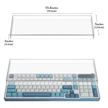 画像をギャラリービューアに読み込む, Geekria キーボード ダストカバー クリアアクリル キーパッドカバー コンピューターメカニカルキーボード用 RK ROYAL KLUDGE S98、AULA F99 Pro、EPOMAKER Galaxy100、Keychron Q5 Pro / Q5 Max に対応