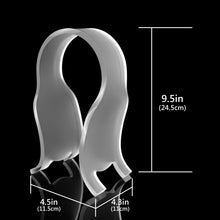 画像をギャラリービューアに読み込む, Geekria Headphone Stands ヘッドホンスタンド 曇らされたオメガオーバーイヤー ヘッドホン、ゲームヘッドセット用の ホルダー, デスクディスプレイハンガー頑丈なヘビーベース アーカーゲー AKG, ゼンハイザー Sennheiser, ジェイビーエル JBL, オーディオテクニカ ATH, ボーズ Bose, Studioと互換性 (Acrylic)