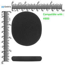 画像をギャラリービューアに読み込む, Geekria イヤーパッド QuickFit 互換性 パッド ロジクール Logitech H800 ヘッドホンに対応 パッド イヤー / イヤーカップ ( フォーム / ブラック )