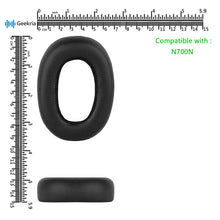 画像をギャラリービューアに読み込む, Geekria イヤーパッド QuickFit 互換性 パッド アーカーゲー AKG N700NC ヘッドホンに対応 パッド イヤー / イヤーカップ (プロテインレザー / 黒)