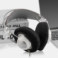 画像をギャラリービューアに読み込む, Geekria カバー 2 ペア 互換性 イヤーパッドカバー (SGS認証済) 劣化防止、防塵 ヘッドホン交換用 ストレッチニット 11-15CM ヘッドホン用 洗濯可 (Size L / ブラック)