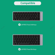 画像をギャラリービューアに読み込む, Geekria スリム キーボードキャリングケース LOFREE Flow2 84 Keys / Flow2 68 Keysと互換性あり EVAハードシェル トラベルバッグ (ダークグレー)