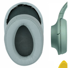 画像をギャラリービューアに読み込む, Geekria イヤーパッド QuickFit 互換性 パッド ソニー Sony MDR-100A MDR-100AAP MDR-H600A ヘッドホンに対応 パッド イヤー / イヤーカップ (プロテインレザー / 灰色がかった緑 )