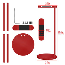 画像をギャラリービューアに読み込む, Geekria ヘッドホンスタンド アルミニウム合金 オーバーイヤー ヘッドホン、ゲームヘッドセット用の ホルダー, デスクディスプレイハンガー 頑丈なヘビーベース ーボーズ Bose QC35II, NC700, ソニー Sony WH-1000XM4, WH-1000XM3, オーディオテクニカ ATH -M50Xヘッドセット用と互換性 (Red)