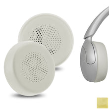 画像をギャラリービューアに読み込む, Geekria イヤーパッド QuickFit 互換性 パッド JLab Go Lux ANC Wireless ヘッドホンに対応 パッド イヤー / イヤーカップ ( プロテインレザー/クラウドホワイト)