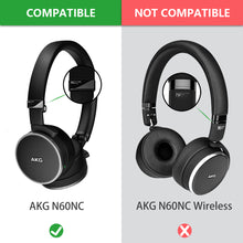 画像をギャラリービューアに読み込む, Geekria イヤーパッド QuickFit 互換性 パッド アーカーゲー AKG N60NC Wire ヘッドホンに対応 イヤパッド/イヤークッション/イヤーカッププロテインレザー ( 闇 グレー)