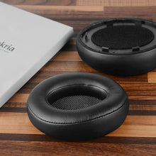 画像をギャラリービューアに読み込む, Geekria イヤーパッド QuickFit 互換性 パッド ジェイビーエル JBL Everest Elite 700, V700NXT ヘッドホンに対応 パッド イヤー / イヤーカップ ( プロテインレザー / ブラック)