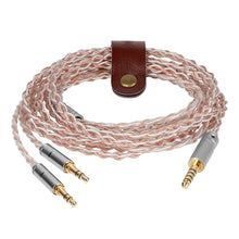 画像をギャラリービューアに読み込む, Geekria Apollo 銅銀混合アップグレードオーディオケーブル、HIFIMAN SUSVARA UNVEILED、SUNDARA HE4XX 400i ヘッドフォン対応、4.4mm からデュアル 3.5mm から交換用ヘッドフォンコード (8.2 フィート/2.5 メートル)