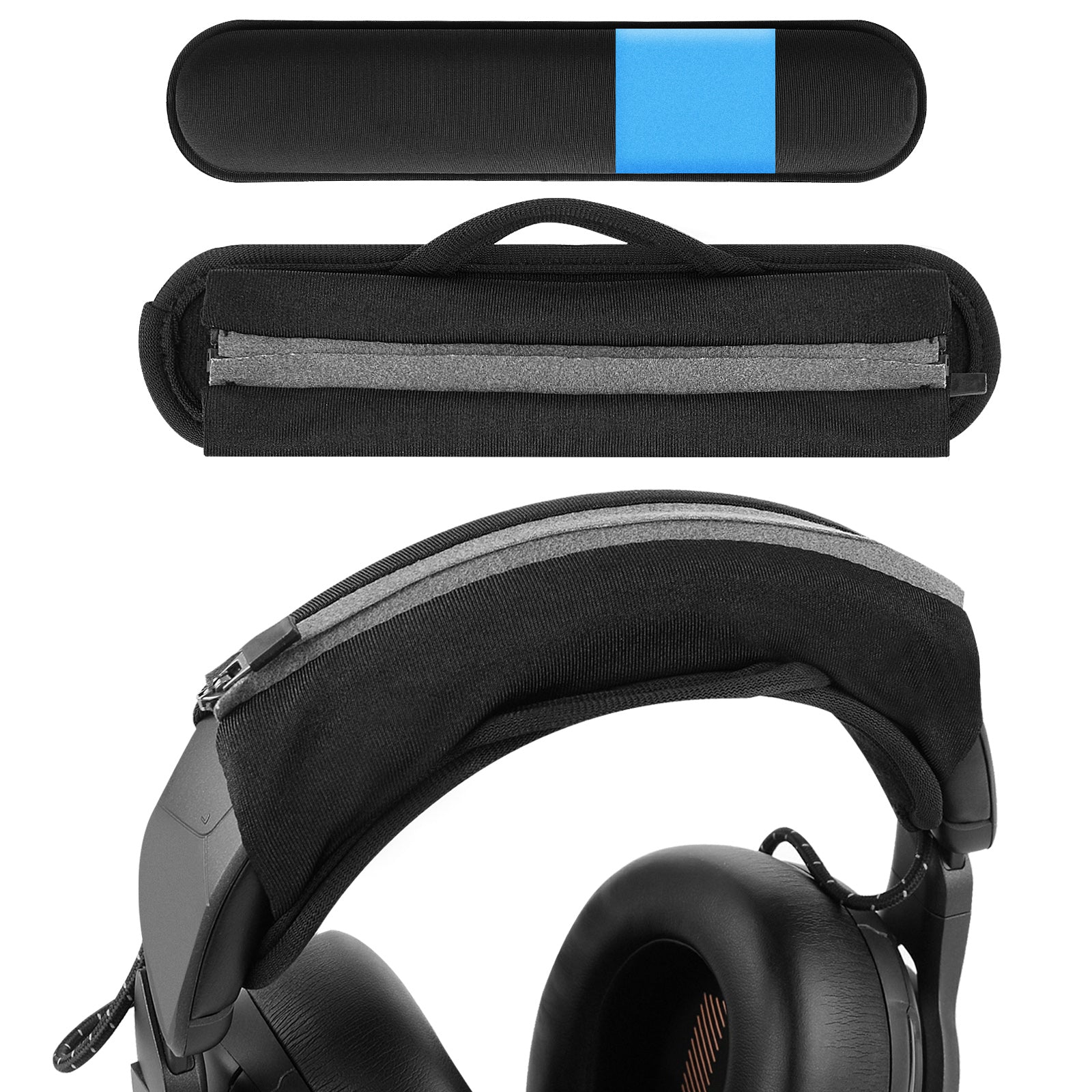 Geekria ヘッドバンドカバー + パッド セット 大型ヘッドセット