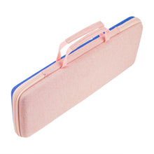 画像をギャラリービューアに読み込む, Geekria 75% キーボードケース、ハードシェルトラベルキャリーバッグ、84キーワイヤレスポータブルキーボード用、ロジクール Logicool MX Mechanical Mini/ロジクール Logicool POP Keys/ロジクール Logicool POP ICON Comboに対応 (ピンク&ブルー)