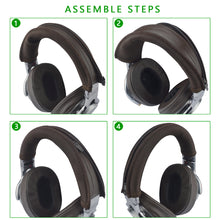 画像をギャラリービューアに読み込む, Geekria カバー 互換性 伸縮素材 ヘッドバンドカバー ソニー Sony MDR 1A, MDR 1RNC, MDR 1R, 1RBT, 1ADAC, 1AM2, 1RMK2, MDR-1RNCMK2 ヘッドホンに 対応 簡単に装着 工具不要