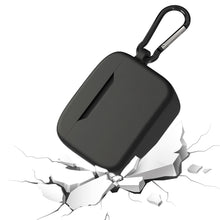 画像をギャラリービューアに読み込む, Geekria シリコン カバー 互換性 カバー エディファイアー EDIFIER TWS5 PRO 対応 True Wireless Earbuds 充電ケースカバー 外装カバーキーホルダーフック付き、充電ポートアクセス可能 (黒)