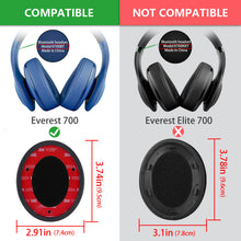 画像をギャラリービューアに読み込む, Geekria イヤーパッド Elite 互換性 パッド ジェイビーエル JBL Everest 700, V700BT ヘッドホンに対応 イヤパッド/イヤークッション/イヤーカップ ( シープスキン / ブラック)