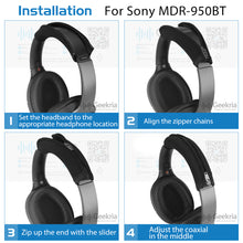画像をギャラリービューアに読み込む, Geekria カバー 互換性 伸縮素材 ヘッドバンドカバー ソニー Sony WH-1000XM4 WH-1000XM3 WH-1000XM2 ULT WEAR WH-ULT900N ULT900N WH-XB910N XB950B1 XB950N1 WH-CH520 WH-CH720N WH-910N, MDR-10RBT, MDR-10RNC, MDR-10R ヘッドホンに 対応 簡単に装着 工具不要