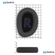 画像をギャラリービューアに読み込む, Geekria メッシュ イヤーパッド 対応 Logitech G522 Lightspeed Wireless, Astro A20X ゲーミングヘッドホン 交換用 イヤークッション リペアパーツ (ブラックフラワリーグレー)