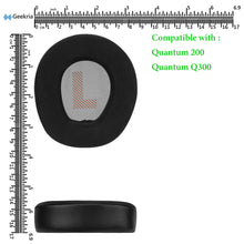 画像をギャラリービューアに読み込む, Geekria イヤーパッド Sport 互換性 パッド レイザー ジェイビーエル JBL Quantum 200, Quantum 300 ヘッドホンに対応 パッド イヤー / イヤーカップ 冷却ジェル (黒)