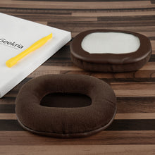 画像をギャラリービューアに読み込む, Geekria イヤーパッド Comfort 互換性 パッド ソニー Sony MDR-1ABT, MDR-1RBT, MDR-1RNC ヘッドホンに対応 パッド イヤー / イヤーカップ ( ベロア / 褐色 )