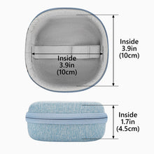 画像をギャラリービューアに読み込む, Geekria ハードシェルキャリングケース ボーズ Bose SoundLink Micro II Bluetoothスピーカー対応、ケーブル収納付きポータブルトラベルバッグ、キーチェーンフック付き保護ケース (ブルー)