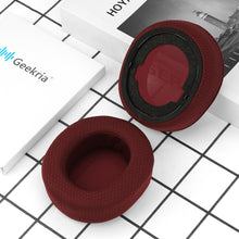 画像をギャラリービューアに読み込む, Geekria イヤーパッド Comfort 互換性 パッド スティールシリーズ SteelSeries Arctis Nova Pro Wireless ヘッドホンに対応 パッド イヤー / イヤーカップ メッシュファブリック (赤)