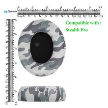 画像をギャラリービューアに読み込む, Geekria イヤーパッド QuickFit 互換性 パッド Turtle Beach Stealth Pro ヘッドホンに対応 パッド イヤー / イヤーカップ プロテインレザー (迷彩)