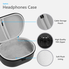 画像をギャラリービューアに読み込む, Geekria PRO 頑丈なヘッドフォンケース ジェイビーエル JBL TUNE 770NC、TUNE 750NC、Live 770NC、E65 BTNC 対応 ハードシェル 耐久性 多層保護 旅行用キャリーバッグ (ブラック)